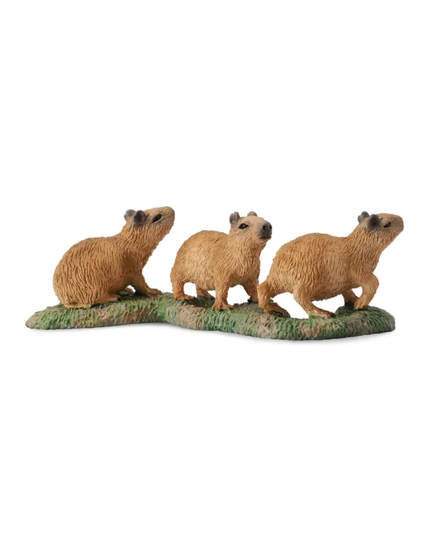 Figurine bébés capybara - grand Cabiaï animaux sauvages Collecta 88541 Populaire