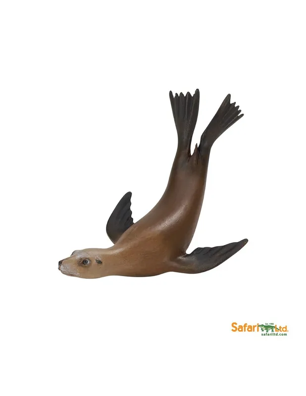 Figurine otarie Safari Ltd® qui nage - Jouet réaliste 225029 Seulement Aujourd'hui