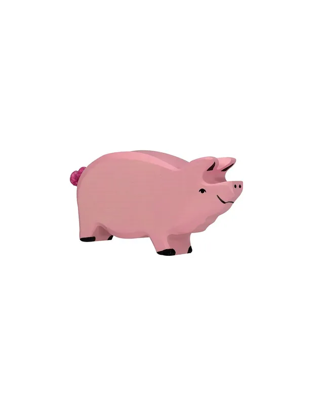 Seulement Aujourd'hui Figurine truie Holztiger - Animaux de la Ferme (Jouet en bois)