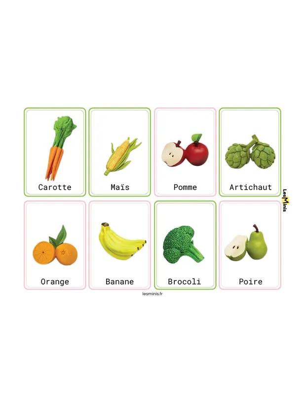 Nouvelle Collection Fruits et légumes TOOB® - Tube Safari Ltd® 688304 - 8 figurines miniatures réalistes