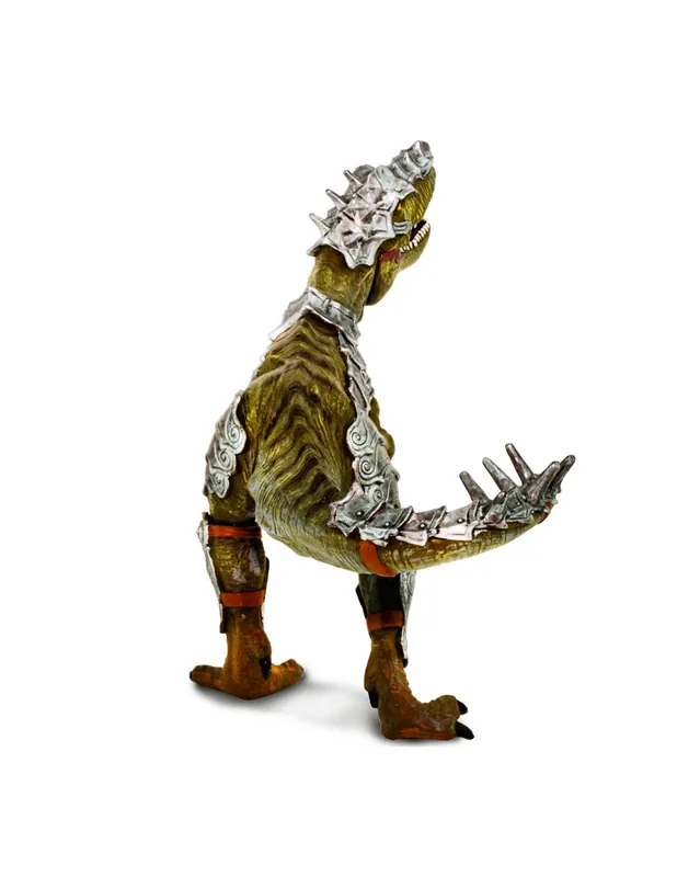 Tyrannosaure Figurine jouet T-Rex avec armure blindée - Dinosaure Safari 100712 - Mâchoire mobile Remise