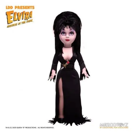 Elvira maîtresse des ténèbres Living Dead Dolls poupée Elvira Mezco Toys Réduction