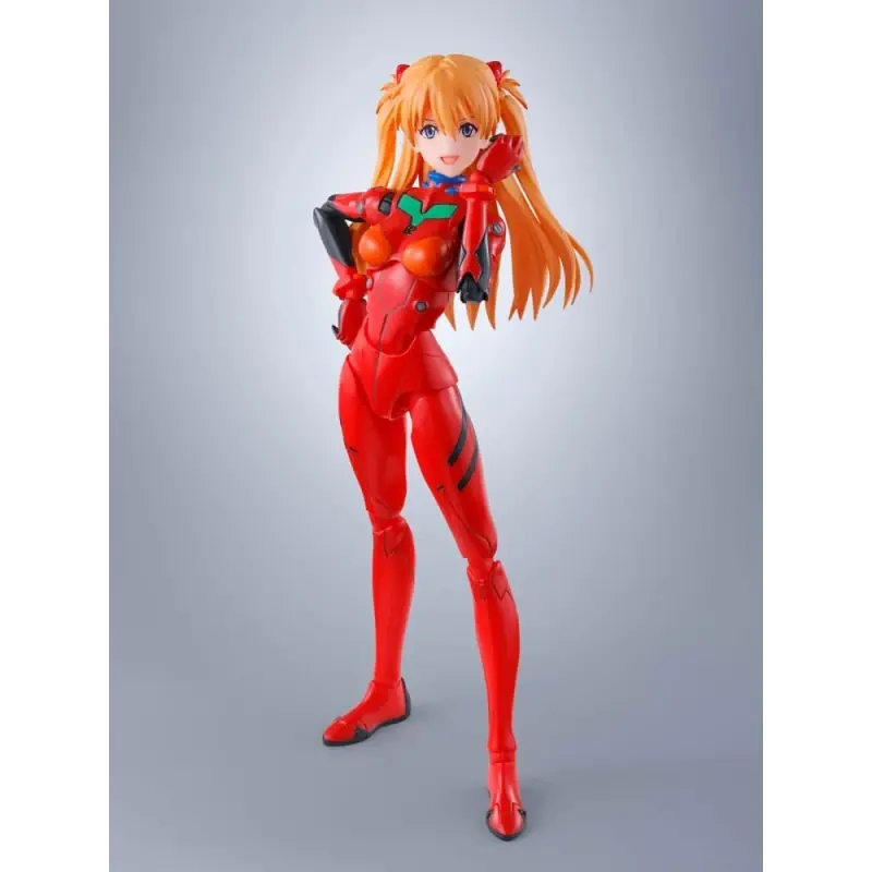 Commander Maintenant Neon Genesis Evangelion figurine S.H.Figuarts Asuka Shikigami Langley 14 cm Tamashii Nations