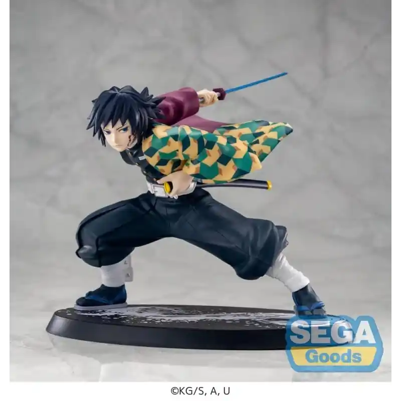 Expédié Aujourd'hui Demon Slayer Kimetsu no Yaiba figurine Giyu Tomioka Awakening Luminasta 15 cm Sega