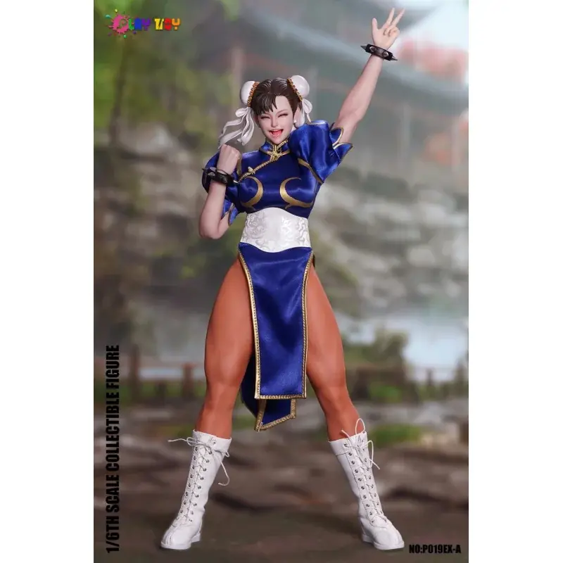 Fighting Goddess (Blue) Collectible Action Figurine 1/6 PLAY TOY P019EX-A Expédié Aujourd'hui