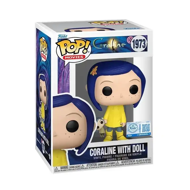 Coraline POP! Movies Figurine Coraline avec Poupée Exclusive 10cm N°1973 Commander Maintenant