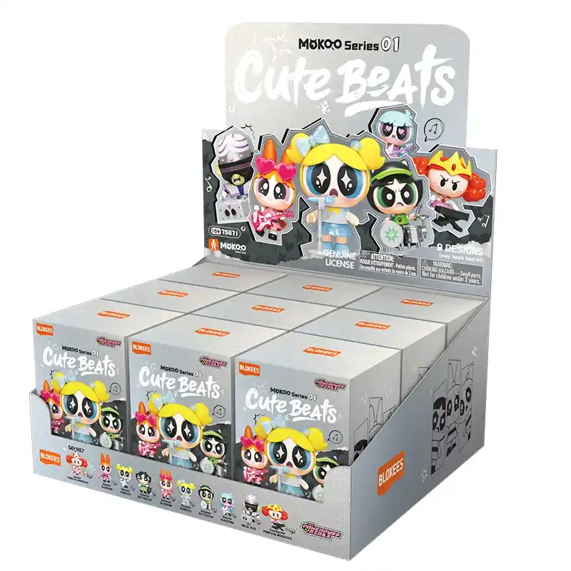 Satisfait Ou Remboursé The Powerpuff Girls Super Nanas Blokees Mokoo Series 01 Blind Box Set de 12 10cm