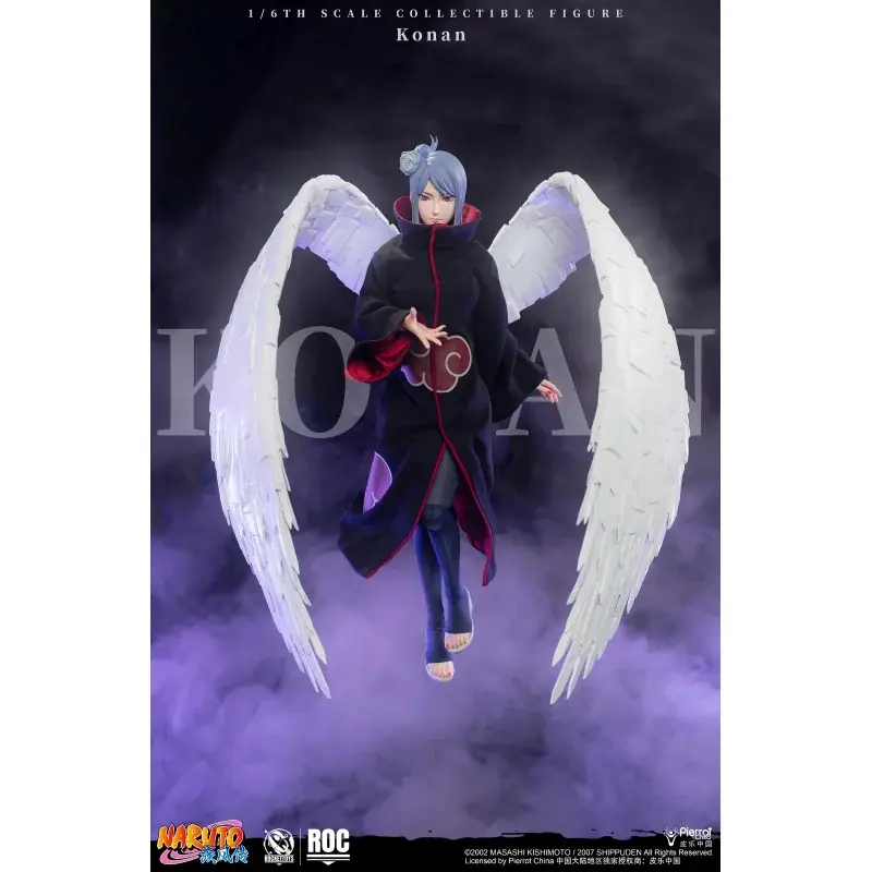 Naruto Shippuden Collectible Action Figurine 1/6 Konan ROCKETTOYS ROC-023 Nouvelle Collection