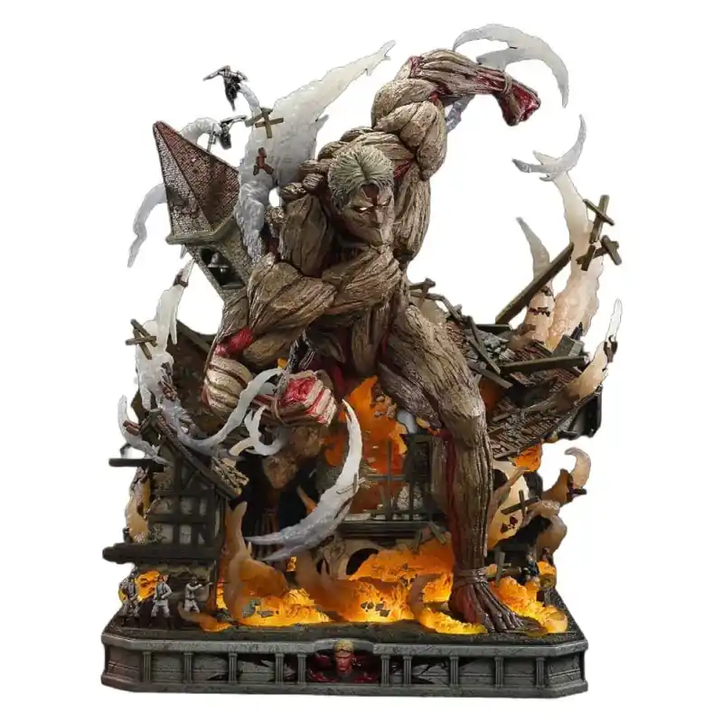 L´Attaque des Titans Statue Reiner Braun Armored Titan Bonus Version 75cm Remise