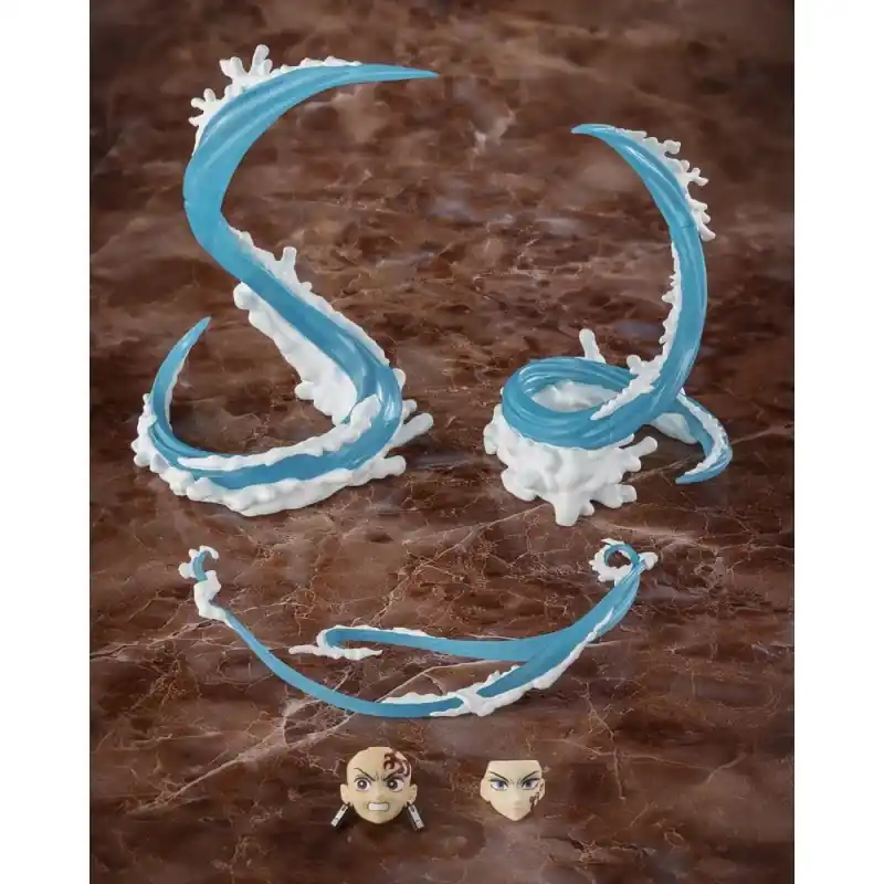 Populaire Demon Slayer Kimetsu no Yaiba accessoires S.H. Figuarts Tanjiro Kamado & Giyu Tomioka Water Breathing Option Parts Set