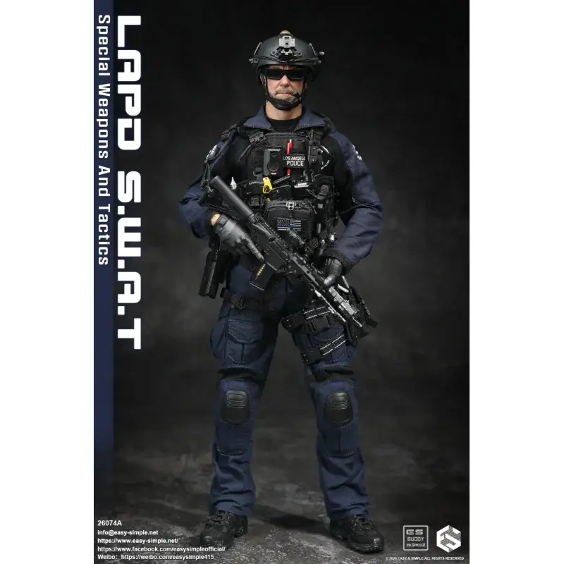 Prix Bas LAPD S.W.A.T Special Weapons and Tactics Collectible Action Figurine 1/6 Easy&Simple
