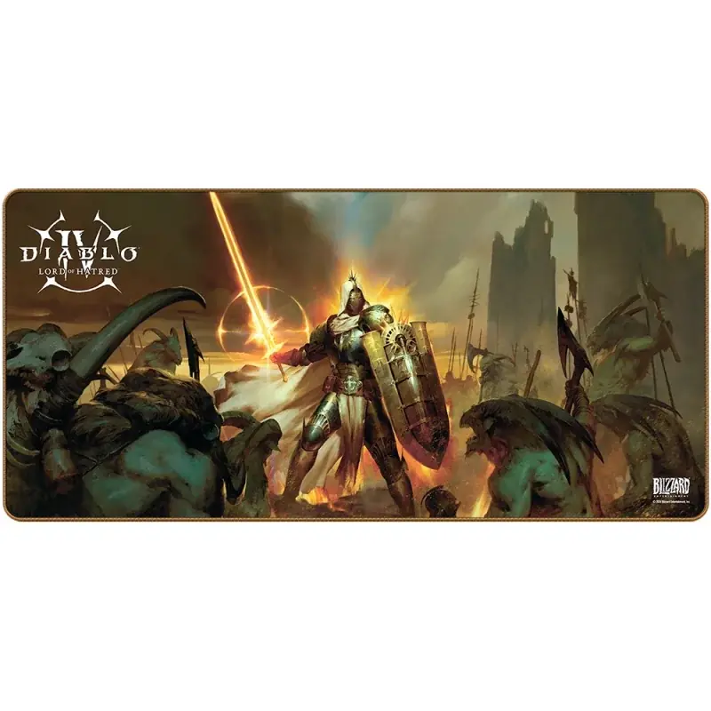 Diablo IV Lord of Hatred - Paladin Tapis de Souris XL 90x42cm Prix Promo