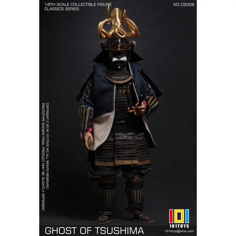 Classic Series Ghost of Tsushima Samurai D Collectible Action Figurine 1/6 101TOYS CS008 Promotion Saisonnière