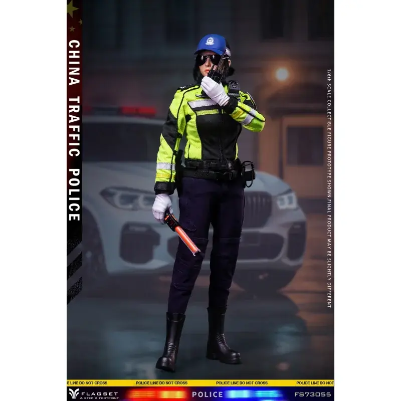Chinese Traffic Police Force Female Police Officer Collectible Action Figurine 1/6 FLAGSET FS-73055 Offre Du Jour
