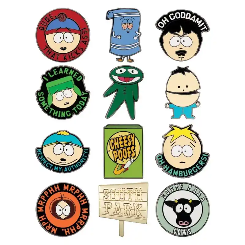 South Park Présentoir boîte-mystère Mystery Pin‘s (12) Dernier Modèle