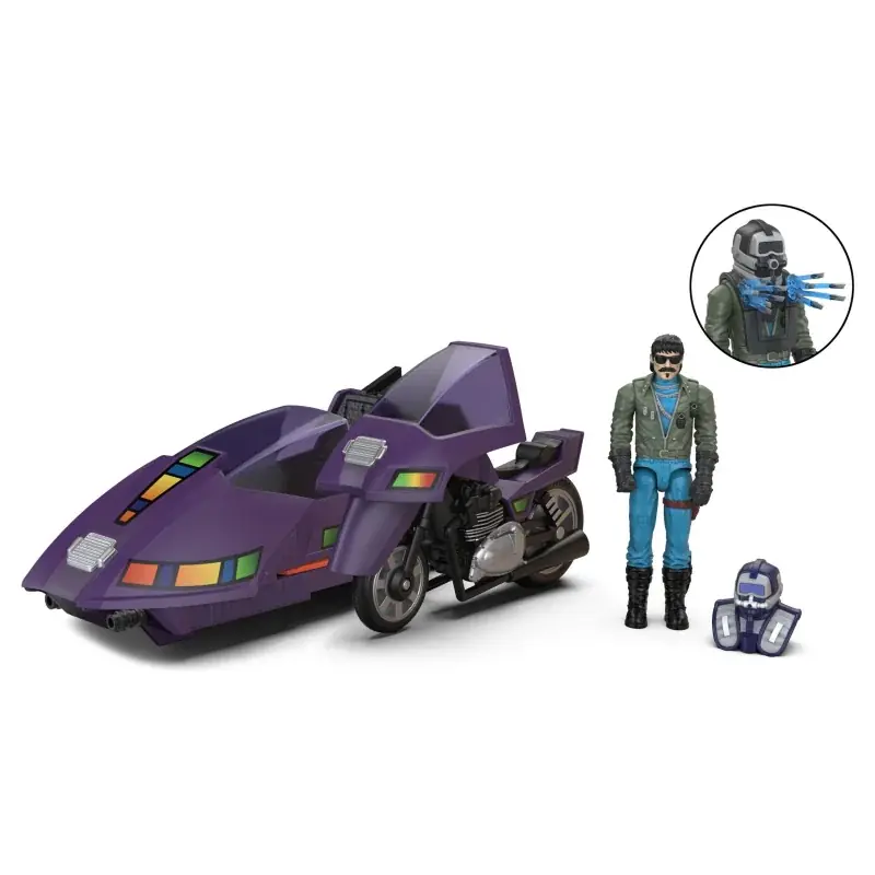 M.A.S.K. Action Figurine et Véhicule SSC (Stealth Submarine Cycle) Piranha avec Sly Rax Meilleur Prix