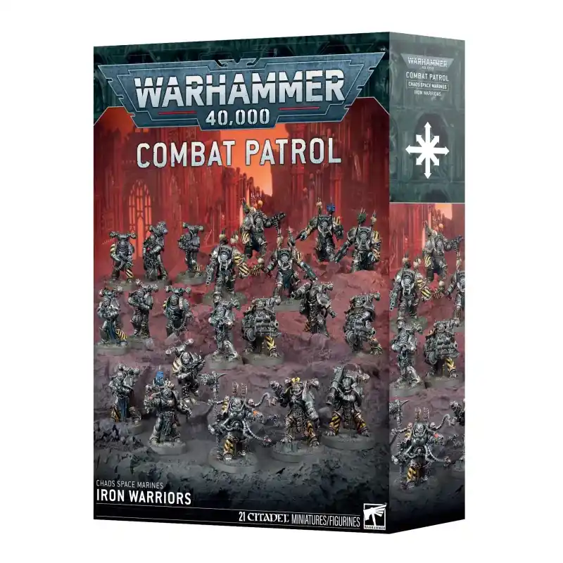 Warhammer 40K Chaos Space Marines - Patrouille Iron Warriors Super Prix