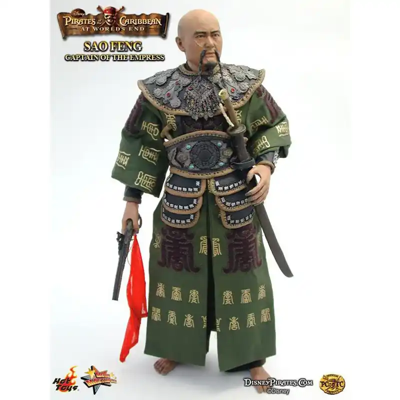 Offre Limitée Hot Toys MMS41 Pirates of the Caribbean At World’s End Collectible Action Figurine 1/6 Sao Feng 30cm *EXPOSE*