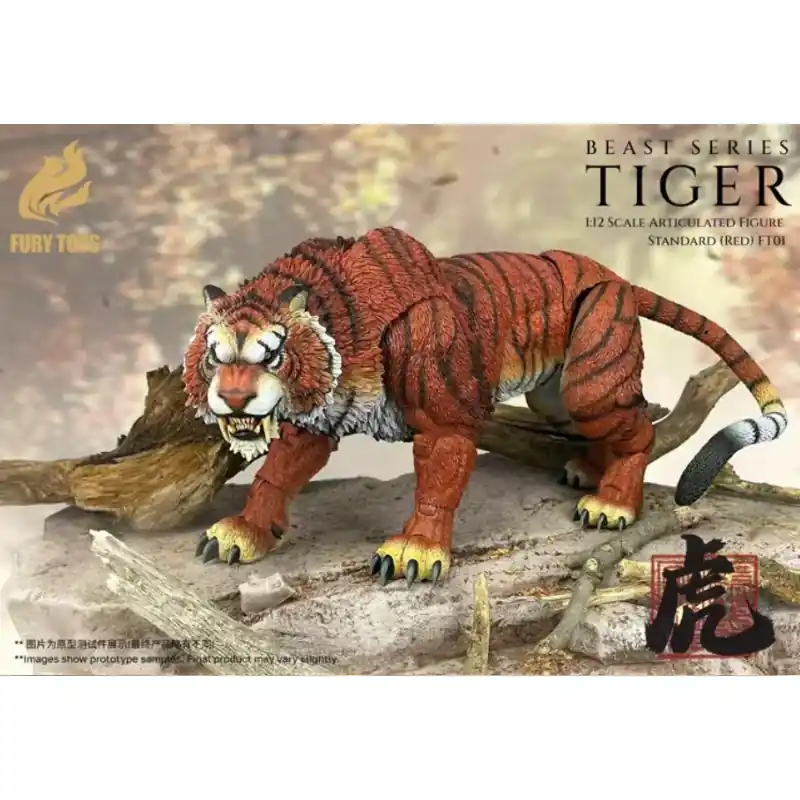 Beast Series Red Tiger Standard Edition Action Figurine 1/12 FURY TOYS FT01 Offre Limitée