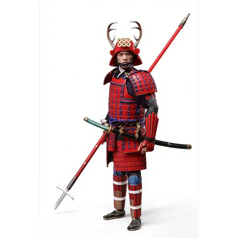 The Greatest Warrior of Japan Red Standard Edition Action Figurine 1/12 D12TOYS D12005 Nouvelle Collection