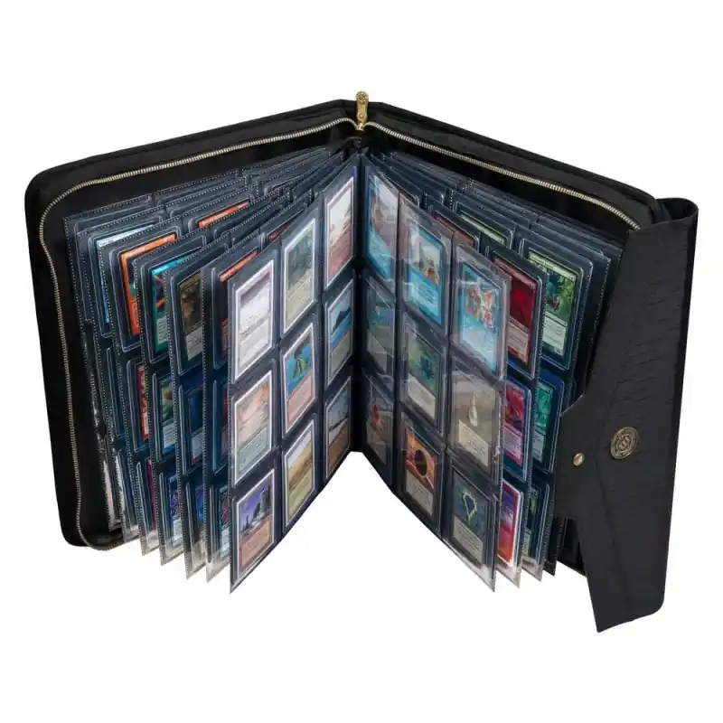 Produit De Marque Enhance TCG Series Album pour cartes à collectionner Noir (252 cartes)