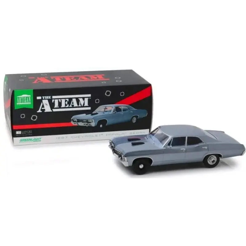 Pas Cher The A-Team L‘Agence tous risques Artisan1967 Chevrolet Impala Sedan Hardtop 1/18