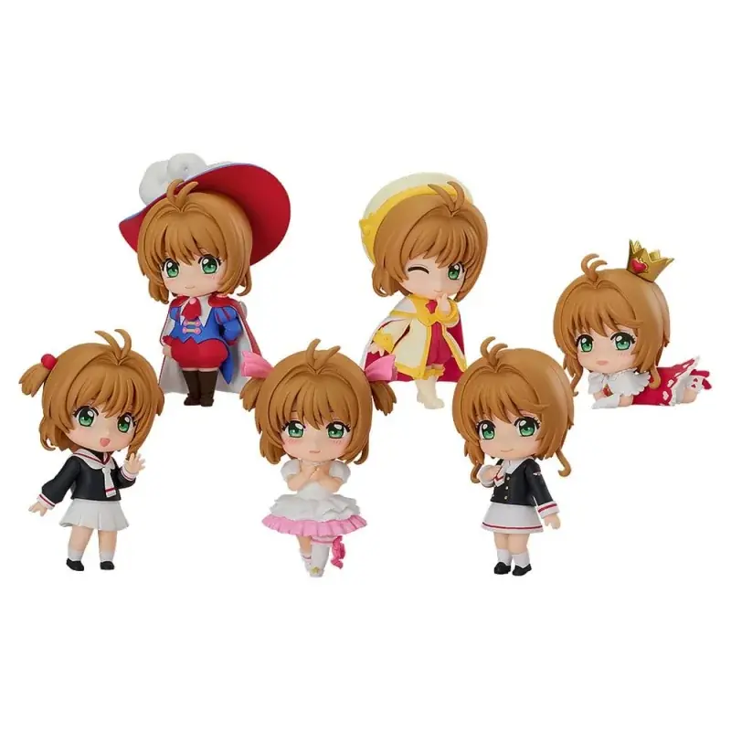 Acheter Direct Cardcaptor Sakura Clear Card Action Figurine Nendoroid Surprise Sakura Kinomoto Collection Assortiment (6) 7cm