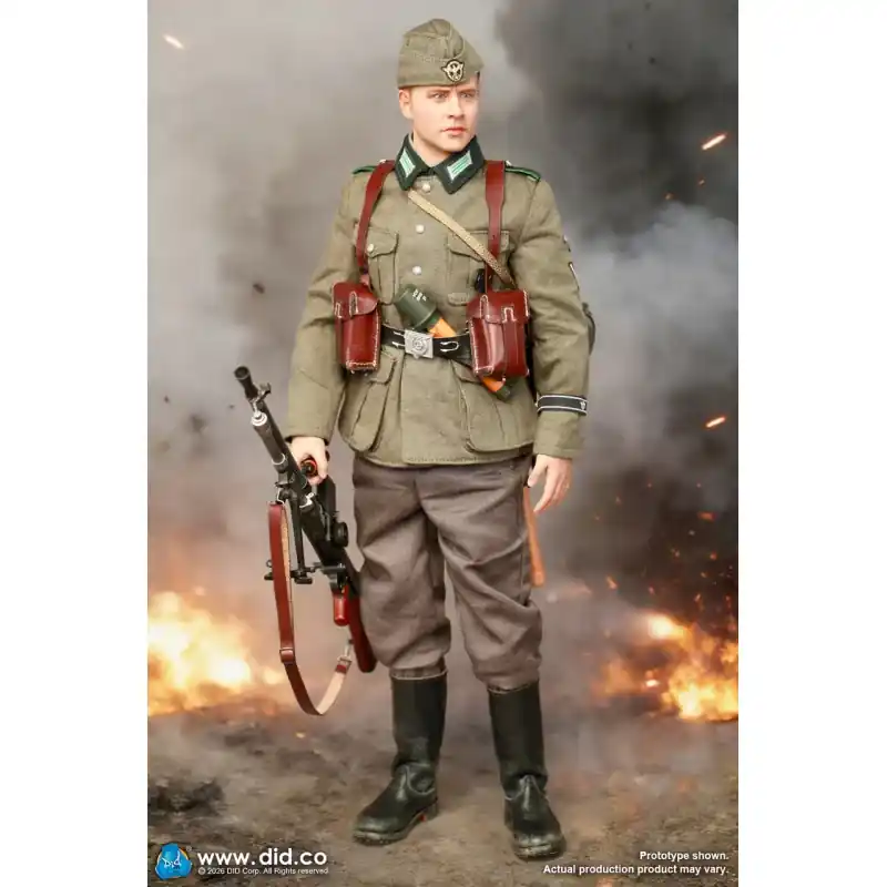 Commander Vite WWII German SS Polizei-Division ZB30 Gunner Friedrich Collectible Action Figurine 1/6 DID D80191