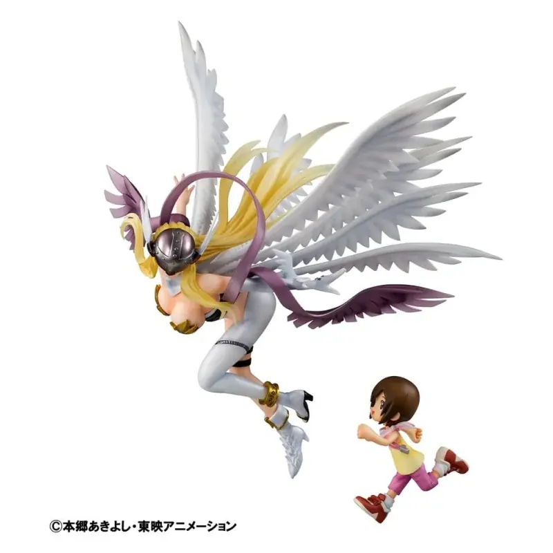 Digimon Adventure Precious G.E.M. Series Figurine Angewomon & Hikari Yagami 22cm Vente Directe