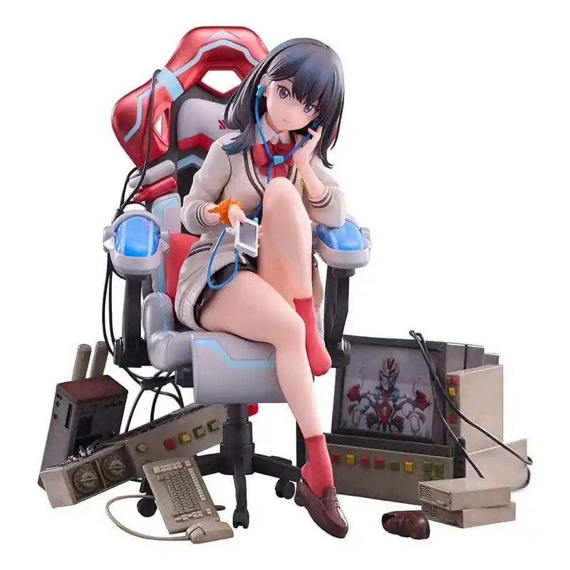 Nouvelle Collection SSSS. Gridman Universe Figurine BiCute Bunnies Rikka Takarada Gaming Chair Ver. 19cm