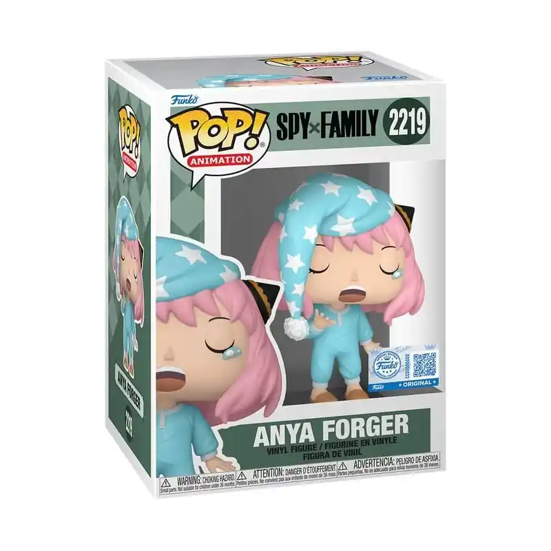 Spy x Family POP! Animation Anya Forger (Pajamas) Figurine 10cm N°2219 Quantité Limitée