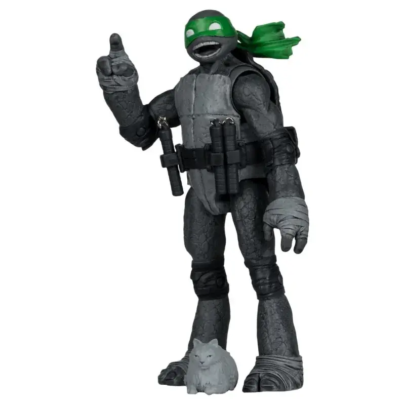 Tortues Ninja Page Punchers Action Figurine Michelangelo (Black White & Green ) (Red Platinum Edition) 13cm Offre Limitée