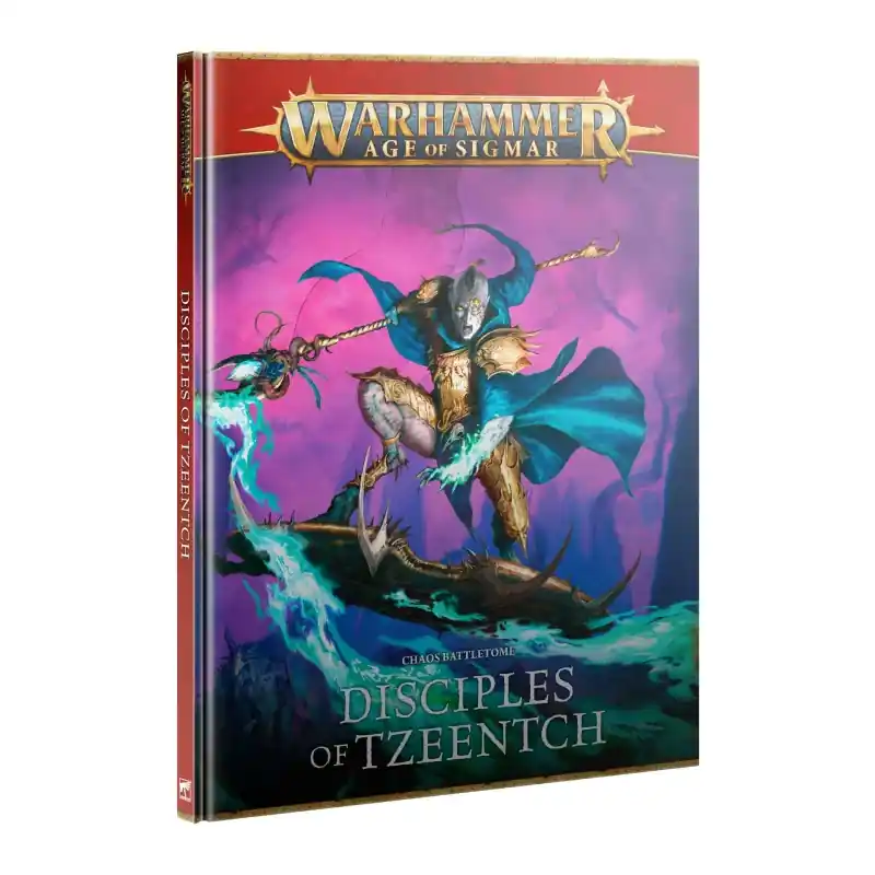 Warhammer Age Of Sigmar (AoS) Disciples Of Tzeentch Tome De Bataille Disciples Of Tzeentch *EN* Seulement Aujourd'hui