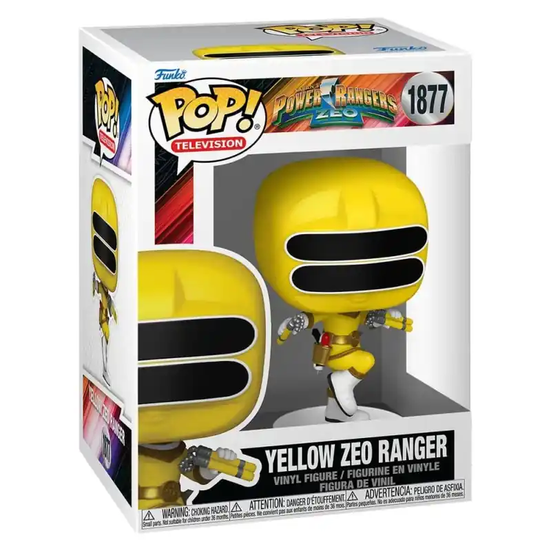 Power Rangers Zeo POP! Movies Zeo Ranger Yellow Figurine 10cm N°1877 Usine Directe