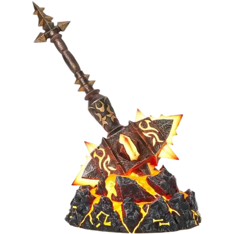 World of Warcraft Réplique Sulfuras Hand of Ragnaros Light-Up 25cm Acheter En Ligne