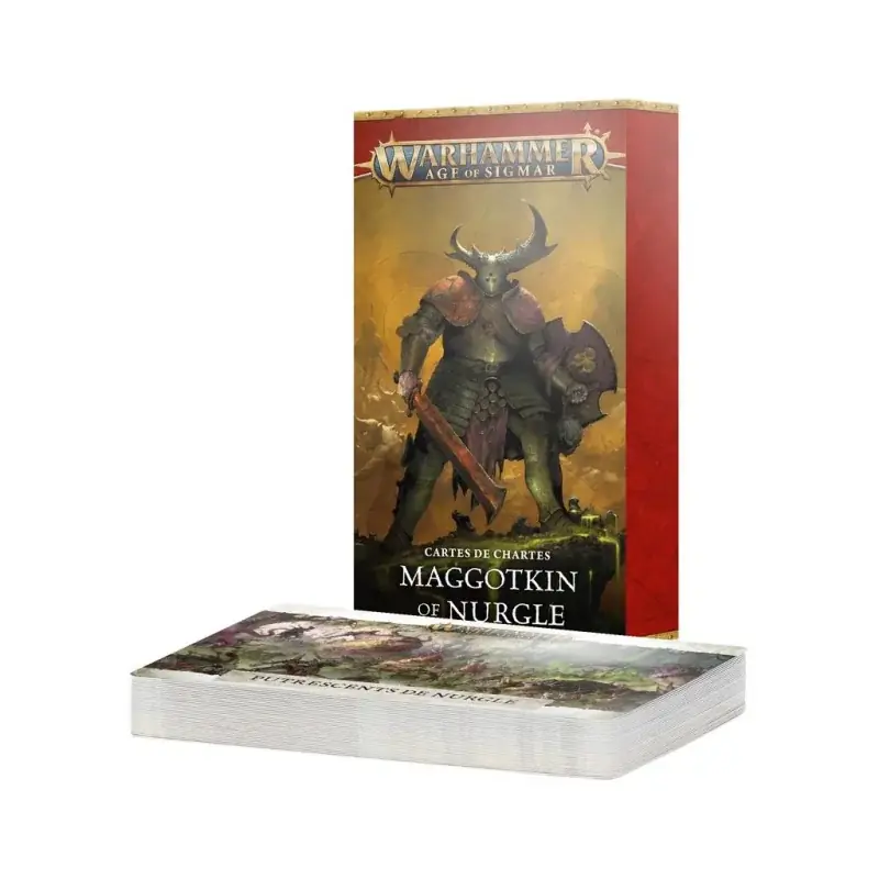 Warhammer Age Of Sigmar (AoS) Maggotkin of Nurgle - Cartes de Charte *FR* Populaire