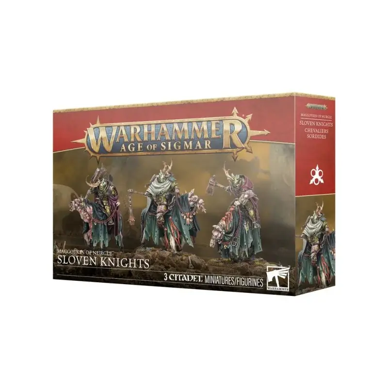 Bon Plan Warhammer Age Of Sigmar (AoS) Maggotkin of Nurgle - Chevaliers Sordides