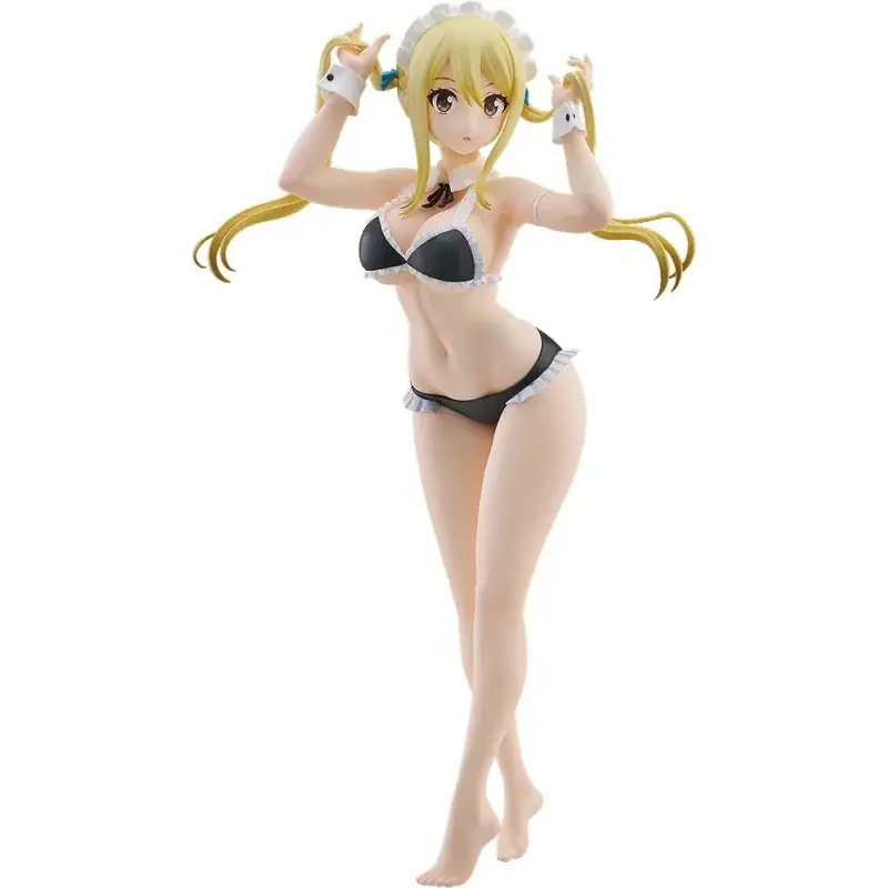 Fairy Tail 100 Years Quest Figurine Pop Up Parade Beach Queens Lucy Heartfilia Virgo Form Swimsuit Ver. L Size 23cm Livraison Express