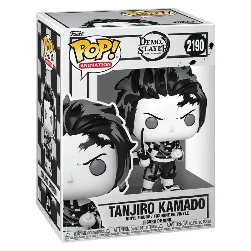 Marque Demon Slayer Kimetsu no Yaiba POP! Animation Tanjiro Kamado (Sumi-Ink) Figurine 10cm N°2190