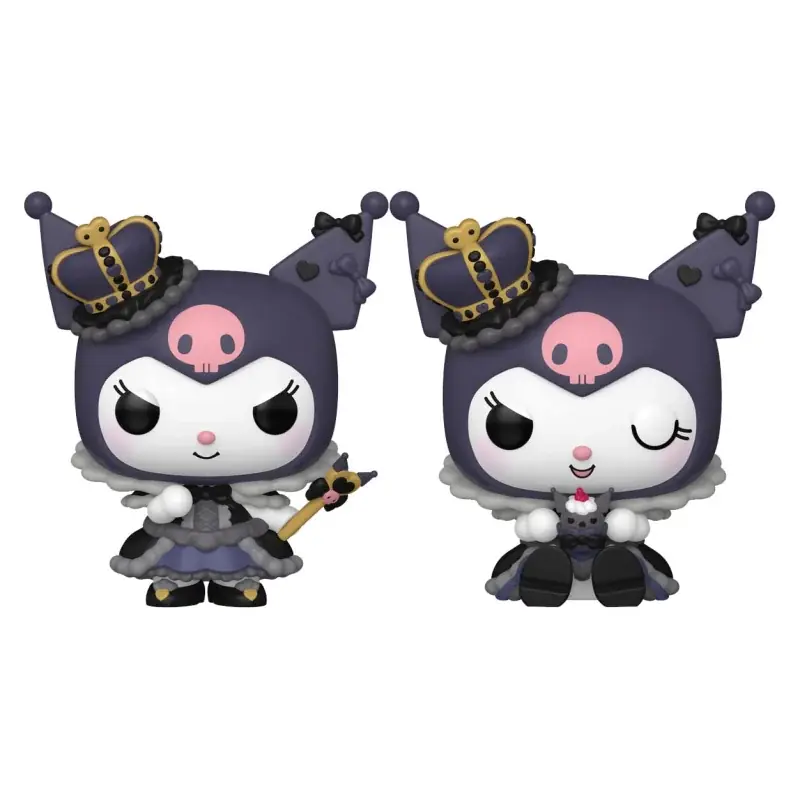 Nouveauté Sanrio POP! Animation Royal Kuromi Exclusive Edition Boite de 6 Figurines avec CHASE 10cm N°110