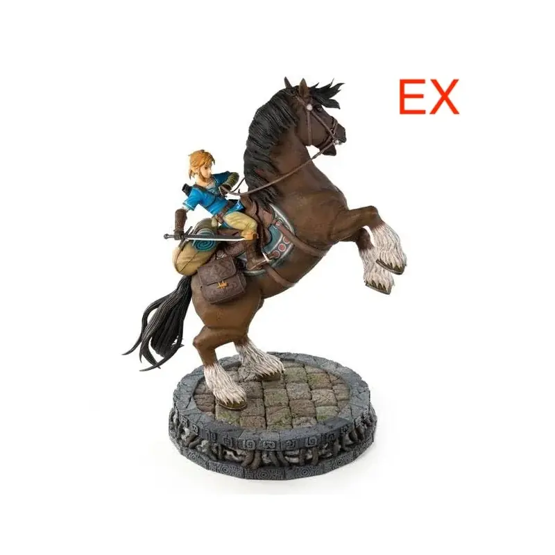 The Legend of Zelda Breath of the Wild Statue Link on Horseback Exclusive 56cm *NEUF* Jusqu'à Épuisement Des Stocks