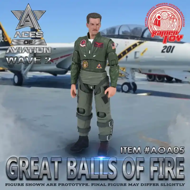 Seulement Aujourd'hui Aces of Aviation BALLS OF FIRE Action Figurine 1/12