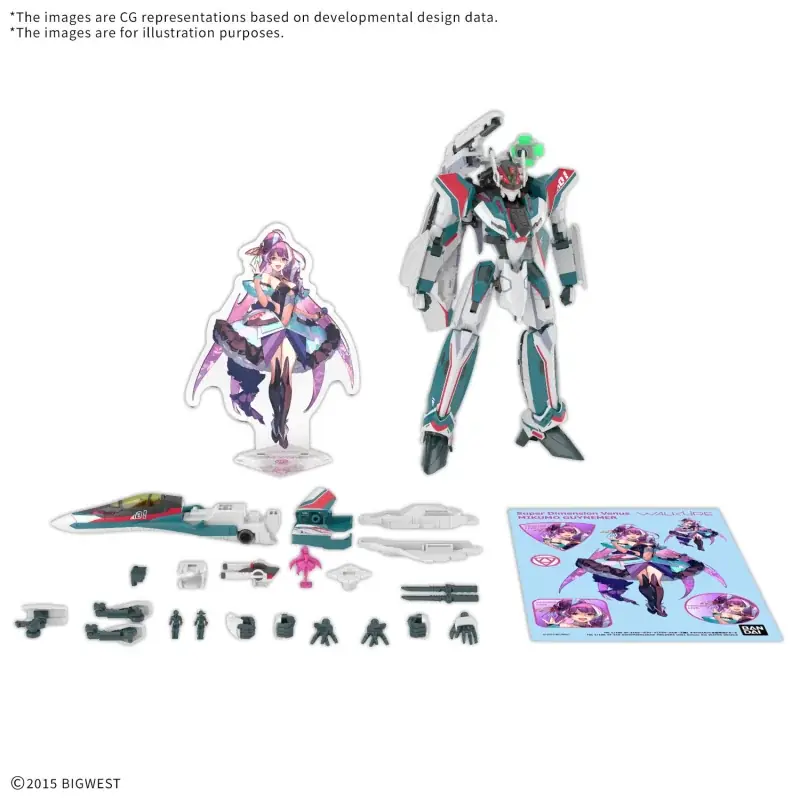 Seulement Aujourd'hui HG Macross Maquette 1/100 VF-31S Siegfried Deluxe Set