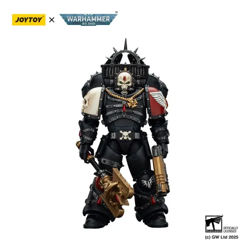 Acheter Direct Warhammer 40,000 Combat Patrol Blood Angels Action Figurine Lemartes With Jump Pack Blood Crozius and Absolver Bolt Pistol 12cm