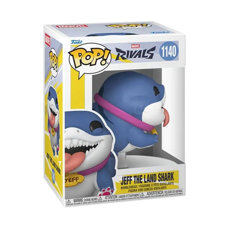Marvel Rivals POP! Games Jeff the Land Shark Figurine 10cm N°1140 Paiement Sécurisé