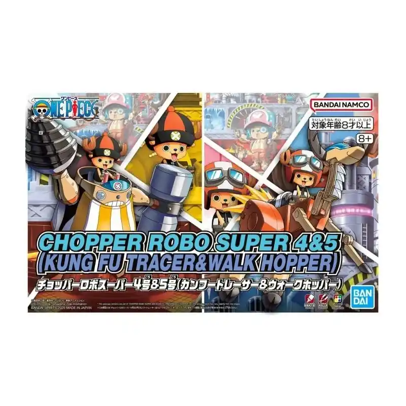 Nouveauté One Piece Maquette Chopper Robo Supper 4&5 Kung Fu ...& Walk Hopper
