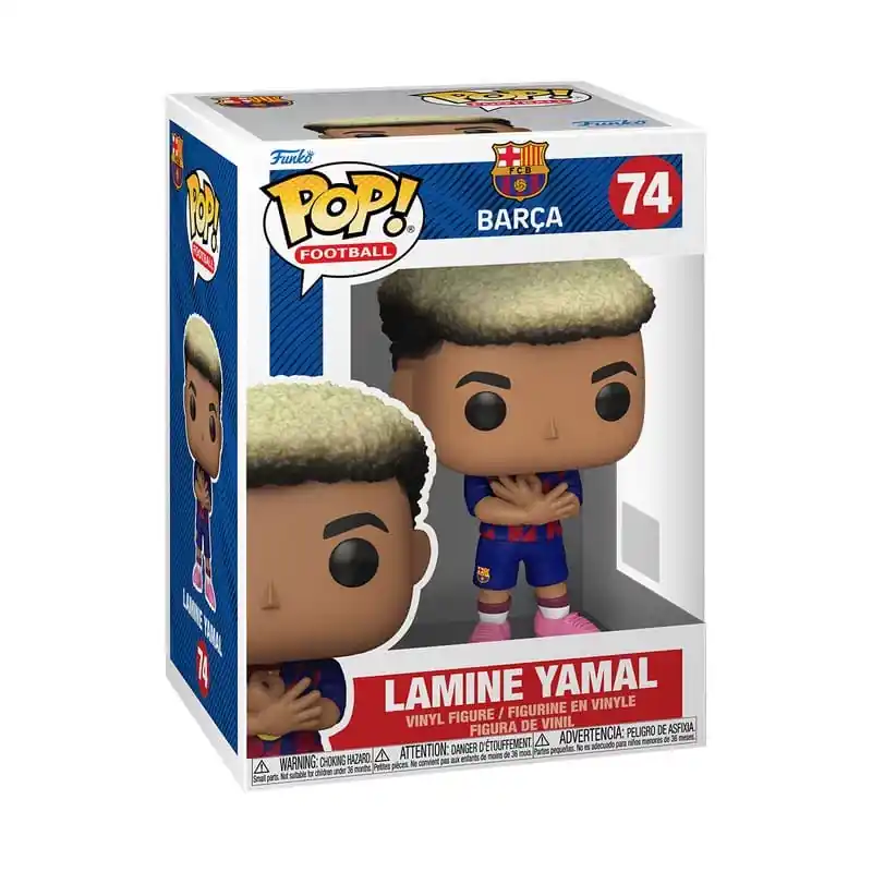 EFL POP! Football Barcelona Figurine Lamine Yamal 10cm n°74 Promotion Saisonnière