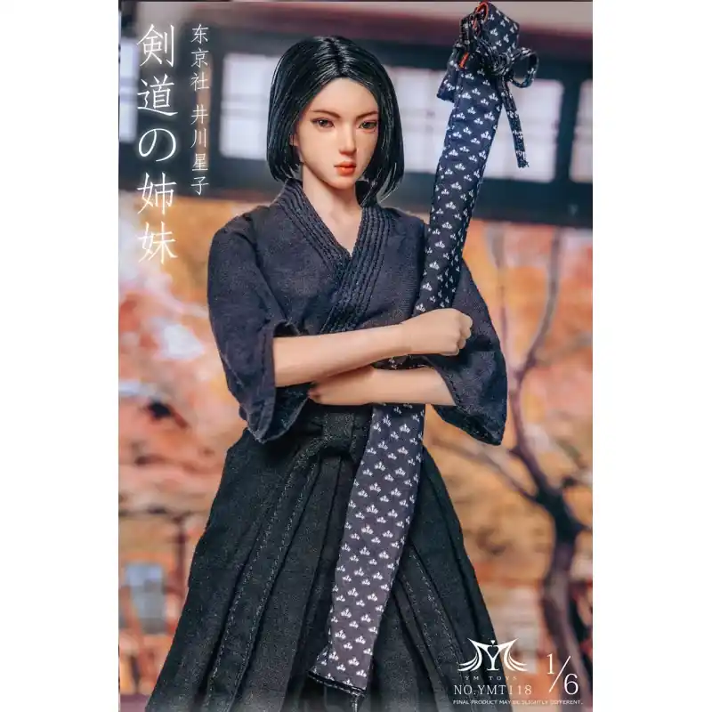 Expédié Aujourd'hui Kendo Girl Ikawa Hoshiko Collectible Action Figurine 1/6 YMTOYS YMT118A