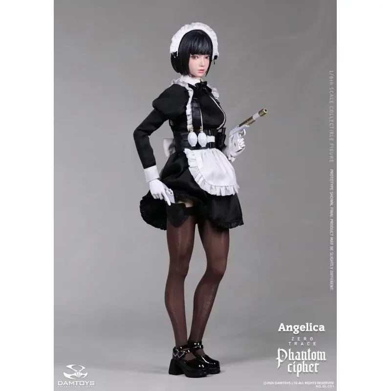 Meilleure Vente Phantom Cipher Zero Trace Angelica Original Story Collectible Action Figurine Damtoys 1/6