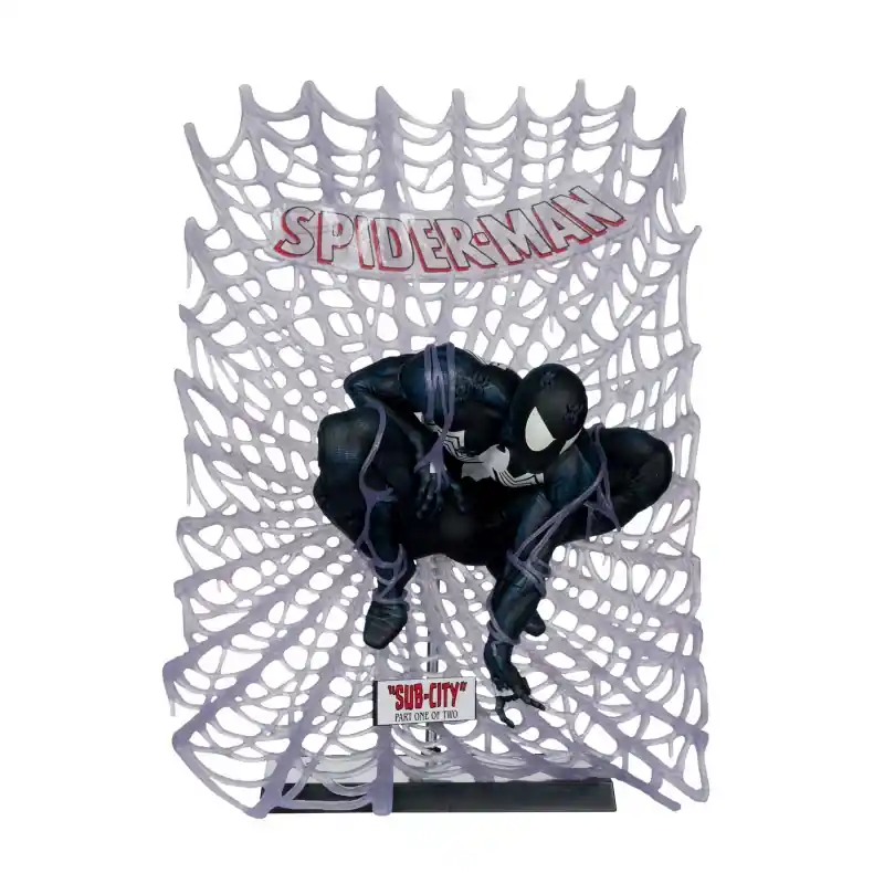 Marvel Collection Figurine 1/6 Spider-Man (Spider-Man 1)(Black Suit)(Platinum) 15cm Offre Du Jour